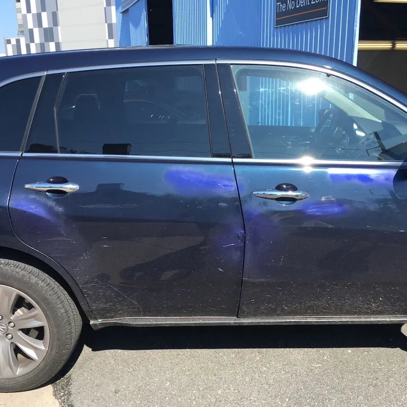 Example of a bad paintless dent repair 5
