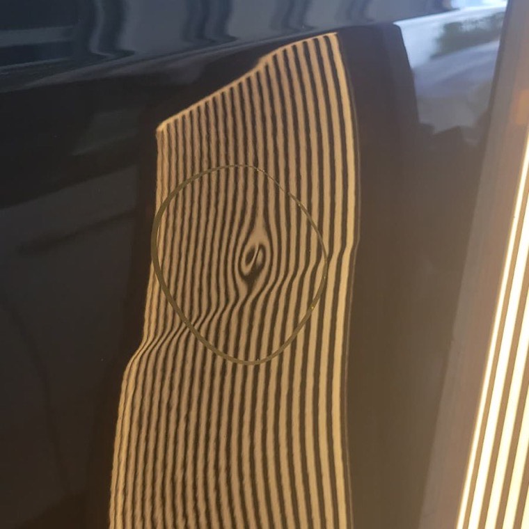 Standard Door Ding paintless dent repair example, priced $197 to $250